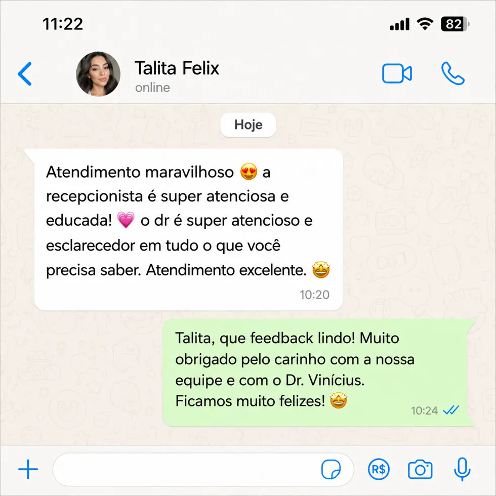 Depoimento de paciente